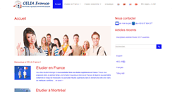 Desktop Screenshot of celia-france.com